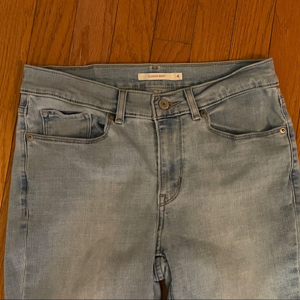 Levi's Light Blue Boot Cut Jeans W27 L32 - Picture 2 of 6